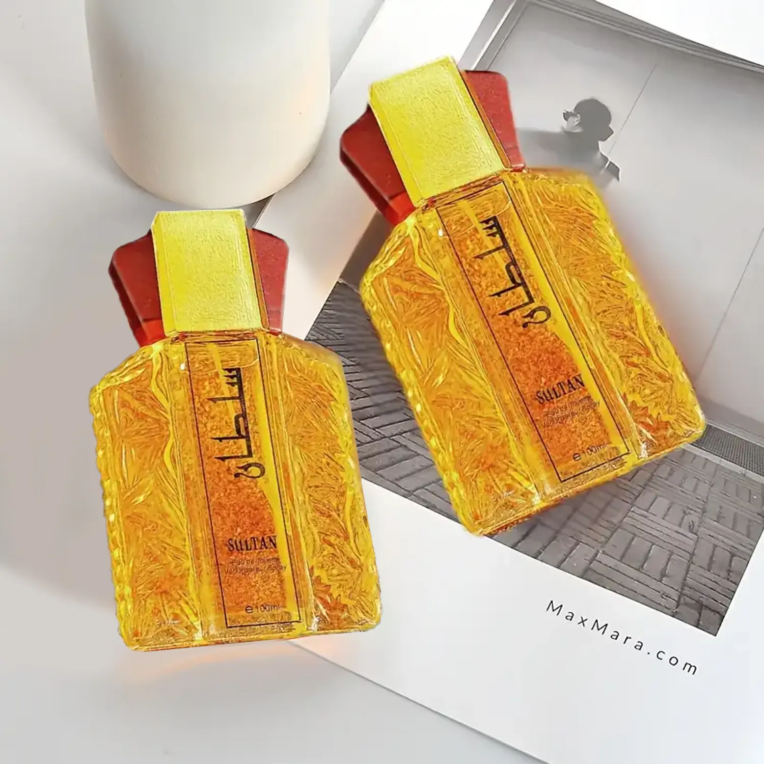 Men's Long-Lasting Arabian Perfume, Dubai-Sourced Exotic Fruity & Floral Fragrance, 100ml/3.4oz Single Item