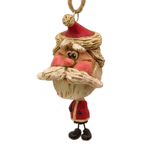 Rough Beard Santa Ornament | Bert Anderson Collection