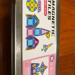 26/42/57 pieces 1 set  Mini Magnetic Tile Building Blocks,with Iron Box for Portable Play, Perfect for Gifts and Easy Storage, Safe for Kids#TOP PICKS