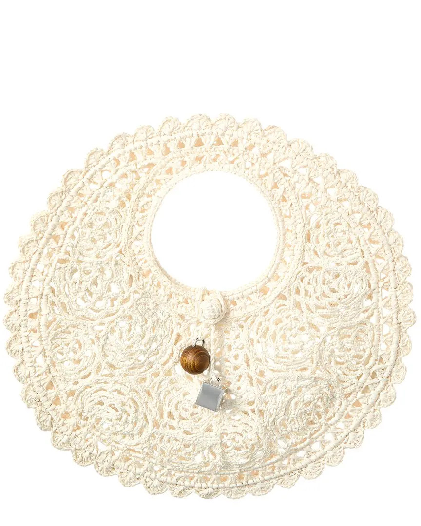 Jacquemus Spiaggia Small Raffia Round Tote