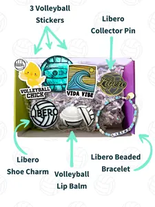 VidaVibe Libero Volleyball Gift Bundle - Complete Set of Volleyballs for Celebrating Sports Lovers