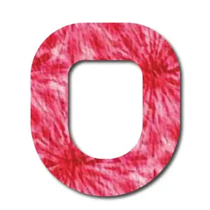 Red Tie-dye Pattern - Omnipod