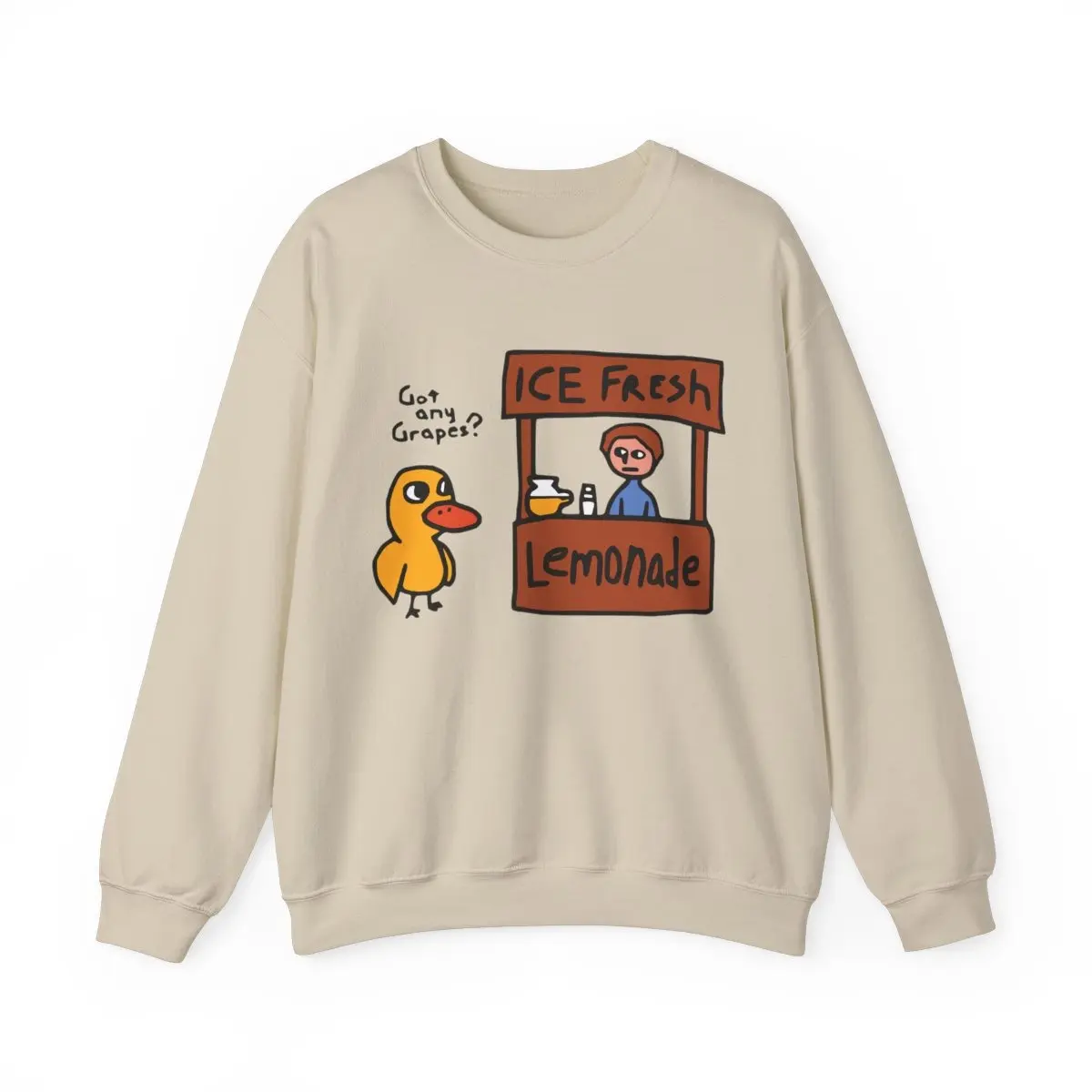 Duck MeMe Sweatshirt, The Duck Song shirt Cotton Womenswear, Christmas Gift