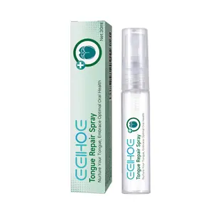 Tongue Repair Spray Relieves Dry Cracked Tongue Swelling White Coating Boosts Saliva Fresh Breath Oral Care