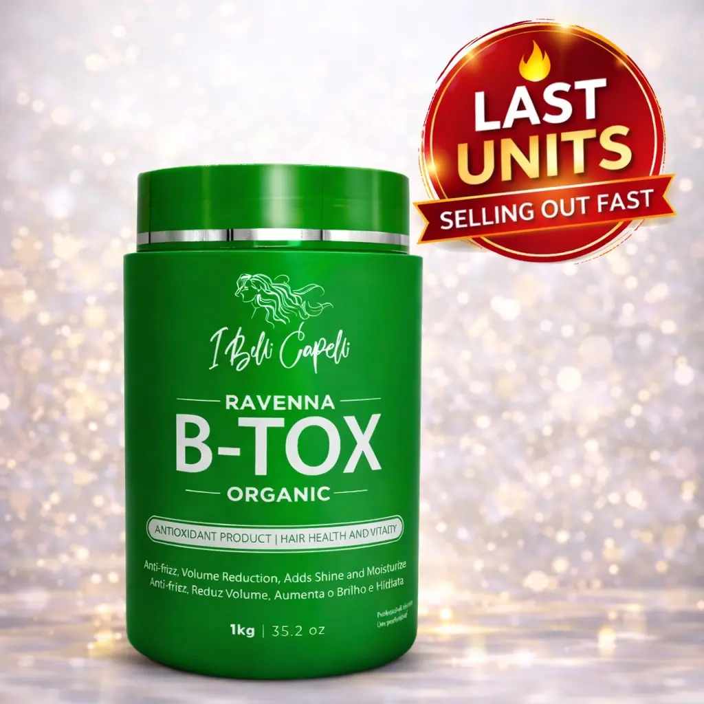 I Belli Capelli Ravenna Organic B-tox Keratin Hair Cream - 1kg/35.02 oz Haircare Moisturizer, Deep Repair Styling Mask, Frizz-Free Nourishing Hair Treatment (Shampoo Conditioner Alternative)