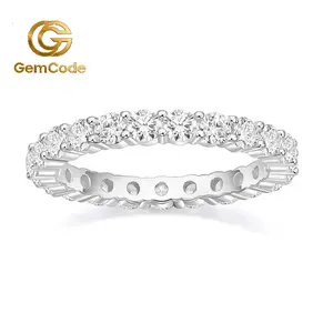 Elegant Timeless Ring Round Cubic Zirconia Stackable Love Ring Stylish Wedding Band Women's /Mother's DayGift Jewelry Classic Design