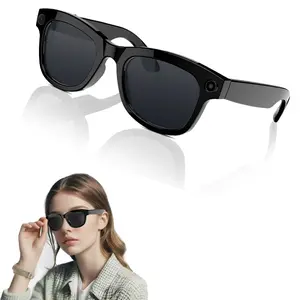 Ai Smart Glasses with Camera, 800w HD Wireless Camera Sunglasses, 1080P Video Recording, Real-Time Translation, Voice Assistant