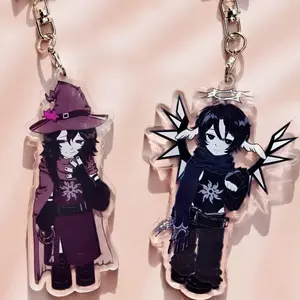 Two Time, Azure Forsaken Keychain, Azuretime Acrylic Keychains, Cute, Durable, And Perfect For Bags, Keys, Or Gifts. Great For Daily Use Or As Thoughtful Little Gifts For Your Friends And Yourself.