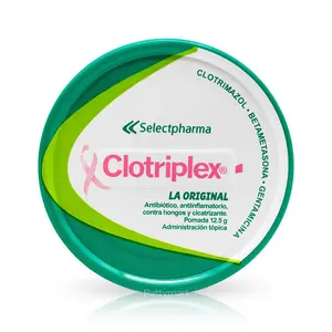 CLOTRIPLEX LA ORIGINAL ANTIBIOTICO, ANTIINFLAMATORIO, CONTRA HONGOS Y CICATRIZANTE POMADAC