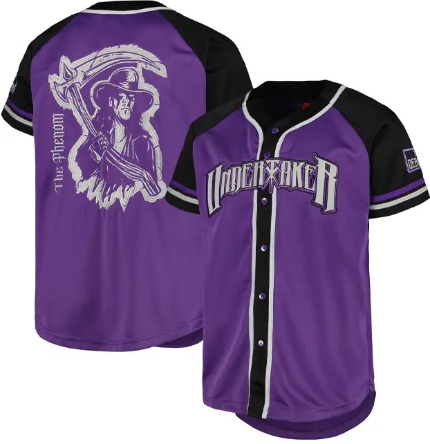 Undertaker Deadman Baseball Jersey Wrestling Fan Shirt HY1708