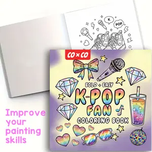 Bold Easy Line Drawing Activity Book - Music-Themed Coloring Pages for Beginners, Coloring Therapy with Therapeutic Benefits, Solo Creative Practice, Gift for Music & Art Enthusiasts
