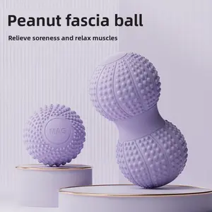 Fascia Foot Fitness Exercise Recovery Relaxation Waist Back Hip Leg Stretching Muscles Rolling Massage Ball