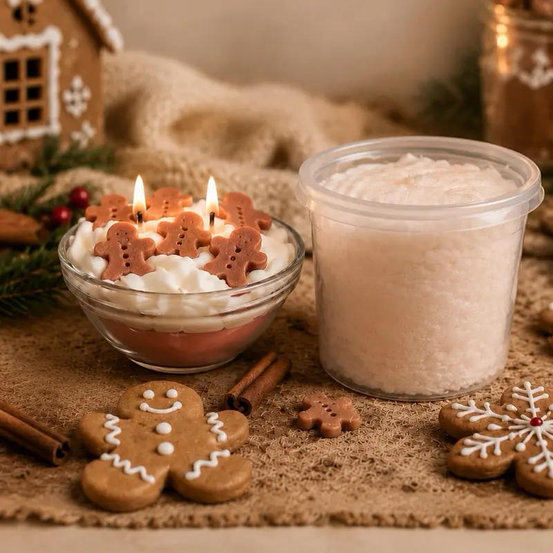 Gingerbread Mini Candle set