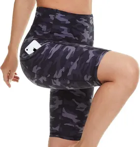 Fotociti Yoga Shorts for Women – 5" High Waisted Biker Shorts with Pockets for Workout, Training, Running