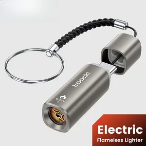 Toocki TG13/14 Type-C Mini Electric Lighter Plug&Play Blow to Light Mobile Cigarette Lighter Flameless Windproof Fast Ignition