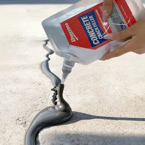 Concrete Crack Filler, Waterproof Repair Solution for Walls, Roofs and Floors, Quick-drying Self-leveling Concrete Crack Filler for RVs and Outdoor Pavements