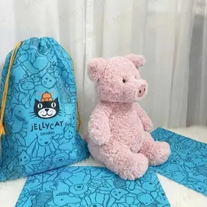 Jellycat Barnabus Pig Plush 30cm with Gift Bag – Super Soft Fluffy Pig Stuffed Animal, Cute Authentic Toy Gift for Kids, Girlfriend & Collectors