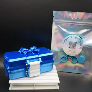 "Bow" Edition - 3ML Storage container for 10 Vials - GLP1 Peptide Storage Case - Lightweight Durable 3D Printed Peptide Box for Refrigerator or cabinet Storage Organiser