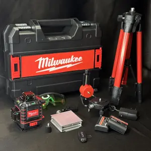 Milwaukee OILSHARK Complete Laser Level Kit - All-In-1 Tool Kit with Heavy-Duty Fastening for Hand Tools & Hardware Applications project