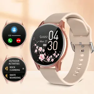 Smart Watch with Bluetooth-compatible Calling, Multi-Sport Modes, Message Alerts, Custom Wallpaper, Durable Gadget Watch Compatible with iPhone & Android, Wireless Smart Watch