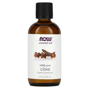 NOW Foods Essential Oils, Clove, 4 fl oz (118 ml) NOW Foods Essential Oils, Clove, 4 fl oz (118 ml)