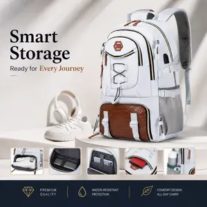 Large Capacity Outdoor Hiking Backpack - Double Zipper Athletic Backpacks with 17.3 Inch Laptop Compartment, Shoe Compartment, Travel Bag for Men & Women (Gym, Camping Use)