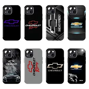 Chevrolet Logo Black Phone Case Suitable for iPhone 17-11 Pro Max/Plus and  Samsung Galaxy S23-25