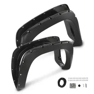 4PCS Fit For 1999-06 Chevy Silverado GMC Sierra Pocket Style Rivet Fender Flares