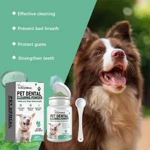Yegbong Dog Toothpaste Uses Teeth to Clean Teeth. Gentle Formula Freshens Breath and Protects Your Pet's Oral Health. Toothpaste for Cleaning Dog Teeth.