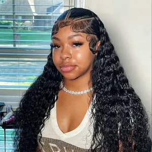 Alipearl Wig Pre Styled Water Wave 13x4 Lace Frontal Wig Glueless Human Hair Wigs Ready To Wear Pre Cut Pre Plucked Lace Friendly for Beginners #FallFreshness