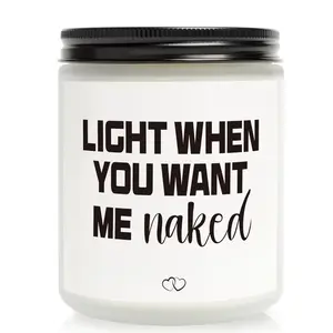 Gifts for Boyfriend Husband Men Couples, Romantic Christmas Gift Ideas for Boyfriend Him - Funny Anniversary Presents for Men Husband Couple Valentines Day - Handmade Lavender Scented Candle Vanilla Lavender Candle Relaxing Pressure Candles