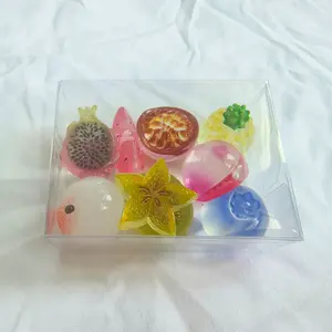 9pcs Box Miniature Fruit Figurines, Art Figurine, Realistic Resin DIY Craft Decorations, Home Decor, Decorative Fruits, Ornaments Statues, Fruit Sculptures, Lychee Pineapple Peach Passionfruit Kiwi Blueberry Watermelon Dragonfruit