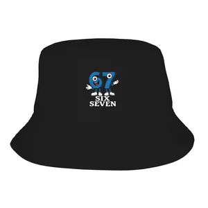 Six Seven 67 Funny Cartoon Printed Bucket Hat,67 bucket hat, six seven hat, printed bucket hat, cartoon number hat, retro funny hat,funny number gift, retro cartoon hat, meme hat, summer bucket hat, everyday casual hat, friend gift, novelty hat,