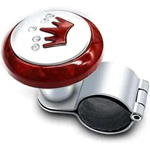 Steering Wheel Power Assist Ball Universal 360° Rotation Spinner Knob for Car Truck SUV One Finger Steering Zero Effort 5 Styles with Precision Ball Bearing and Non-Slip Rubber Pad cars accessories phone carbon tint car essentials