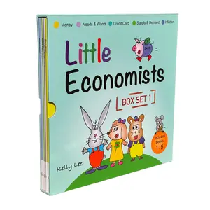 Little Economists Box Set 1: Book 1-5, Sparking Financial Curiosity in Young Learners, Learn About Saving, Needs vs Wants, Supply & Demand, For Ages 4-8