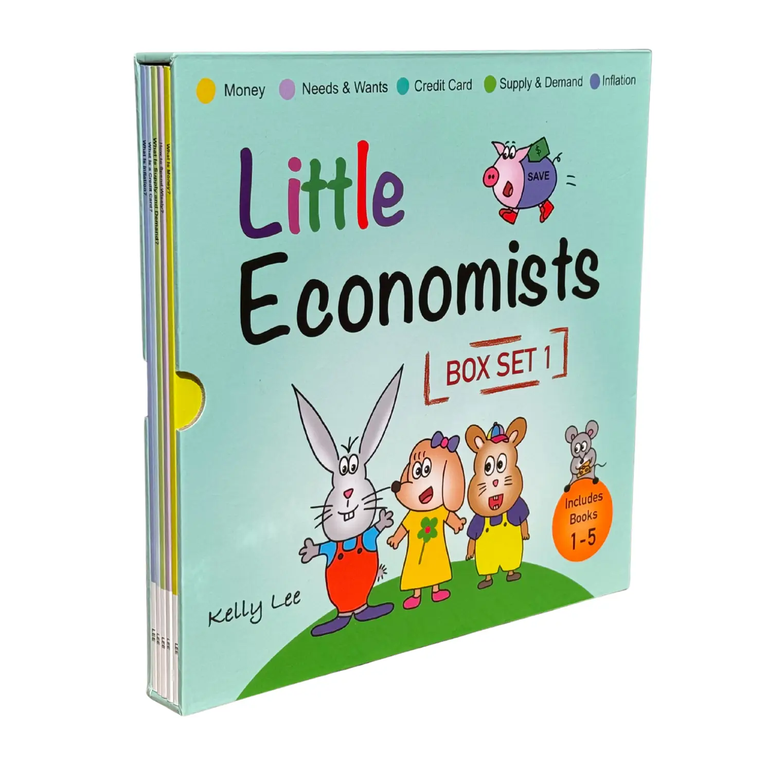 Little Economists Box Set 1: Book 1-5, Sparking Financial Curiosity in Young Lea...