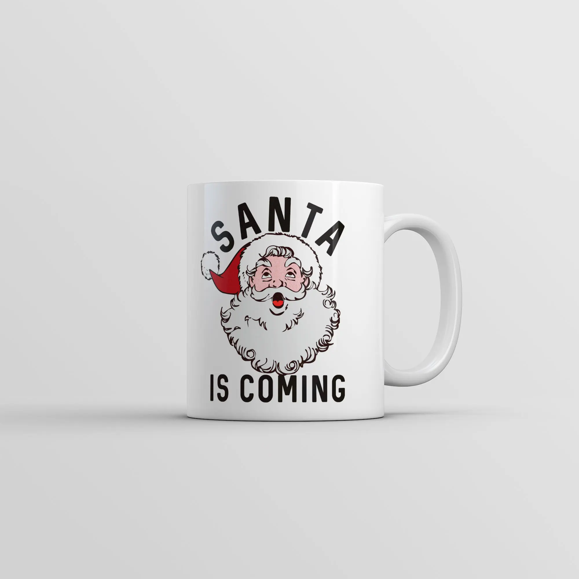Santa Is Coming Mug Funny Adult Christmas Novelty Coffee Cup - 11oz Funny Coffee Mugs Ceramic Printed Drinkware Cup Santa Is Coming Mug Funny Adult Christmas Novelty Coffee Cup - 11oz Funny Coffee Mugs Ceramic Printed Drinkware Cup