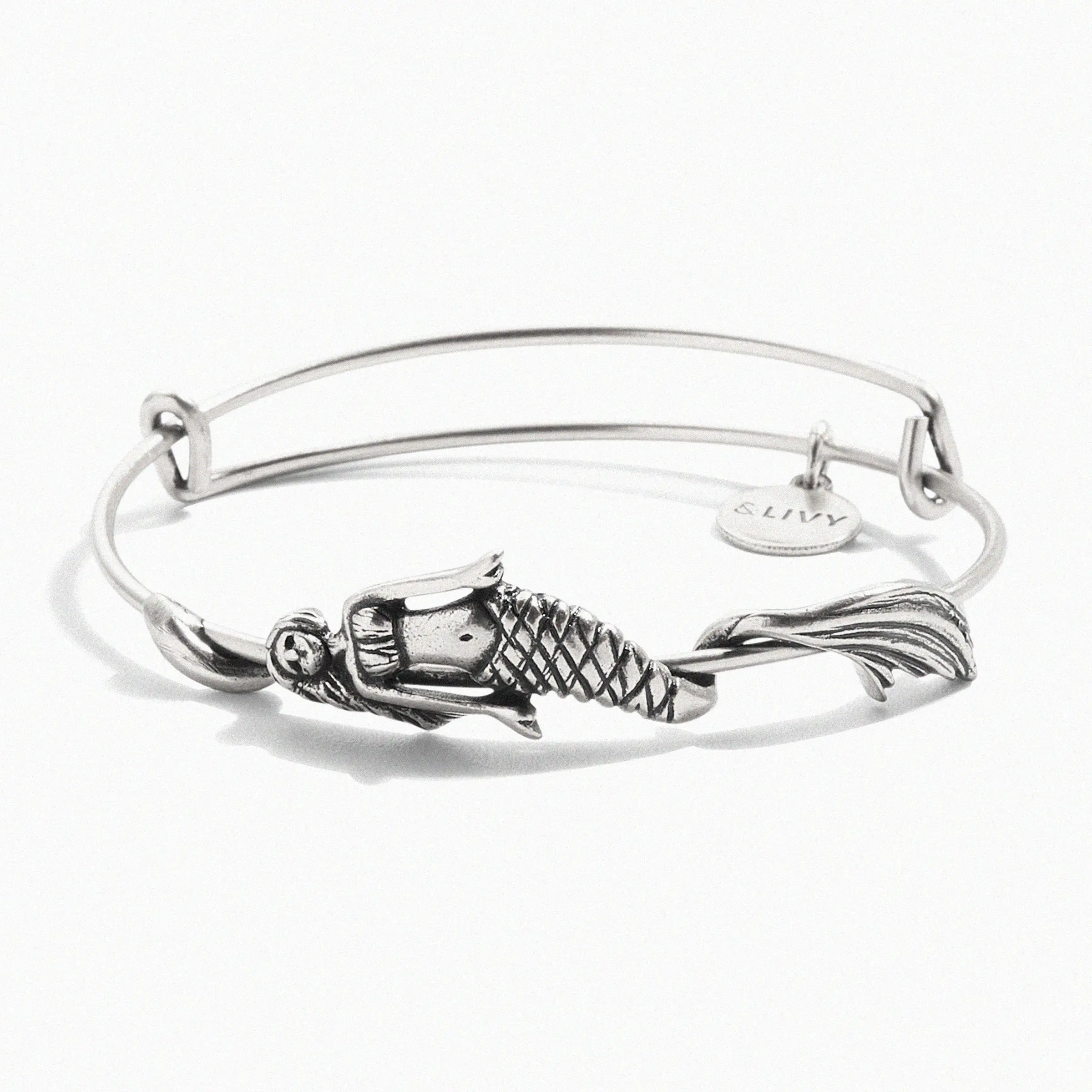 Mermaid Symbol Wrap Expandable Bangle