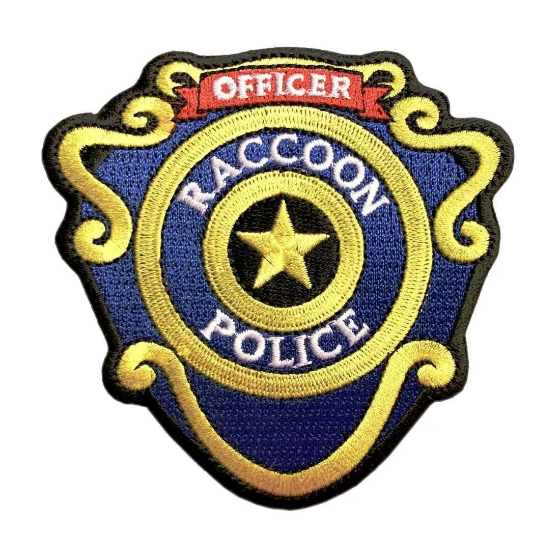 Miltacusa Raccoon Police Officer Patch (3.5 inch-iron on sew on-OP1)