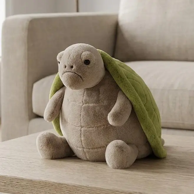 JELLYCAT Timmy Turtle Plush – Adorably Grumpy Soft Stuffed Turtle with Cozy Shell | Collectible Plush Gift | Premium Polyester Plush Toy for Kids & Adults