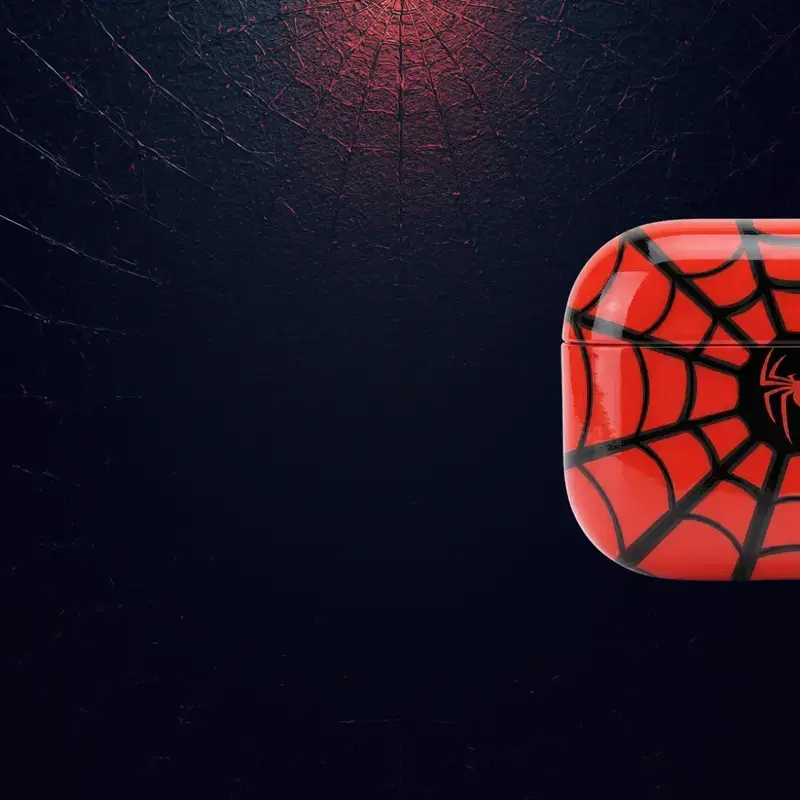 Spider Pattern, Spider Lovers AirPods Case Cover for AirPods 1 2 3 4 & AirPods Pro 1 2 3, Gift For Him, Gift For Fan