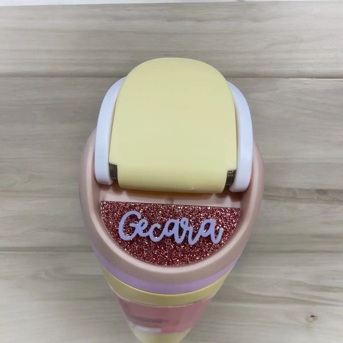 Tumbler Nameplate-Freesip lid 16, 24, 32 & 40oz - Enter name in order comments accessory