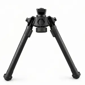 Ultra-Light Two-Legged Stand, T-Nut Track Mount Support Bracket, Adjustable Height (7.5-10.6 Inch) Foldable Stabilizer for Outdoor Observation