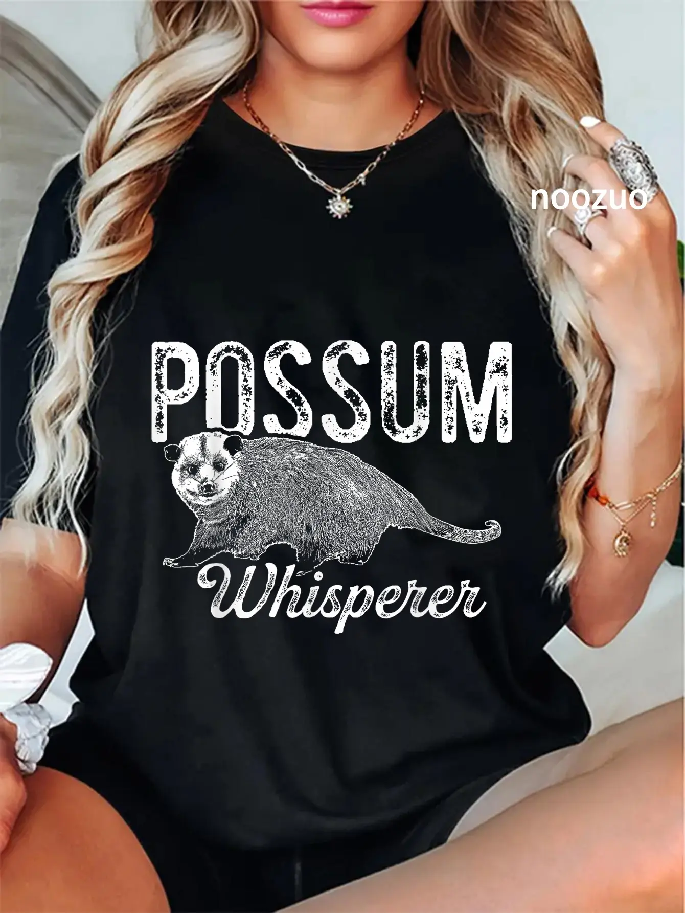 100% Cotton Opossum T-Shirt Possum Whisperer Tee I Love Possums T-Shirt