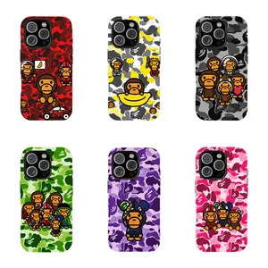 Bape Protective Camo Case. Impact Dispersion. Glossy Armor Finish.