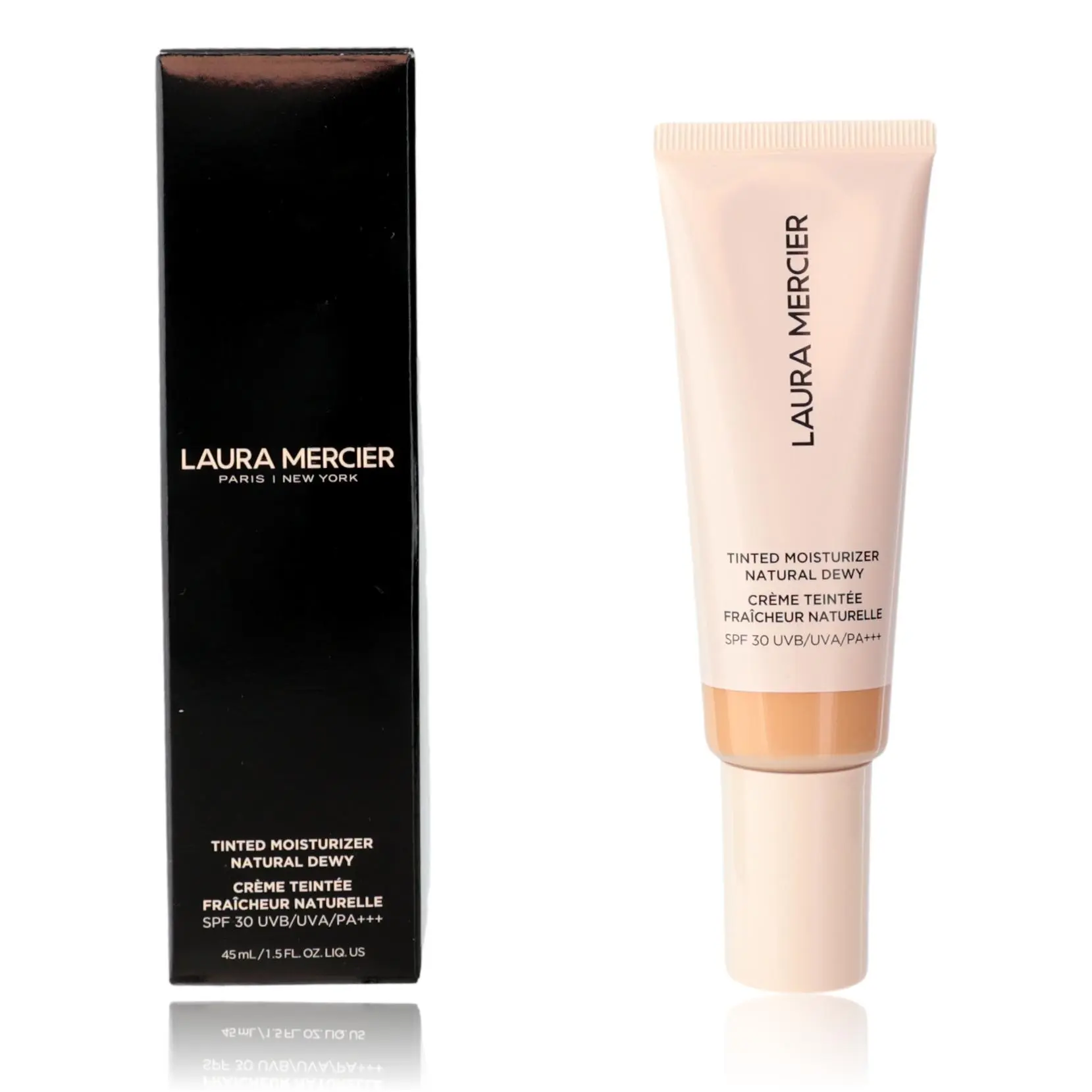 Laura Mercier Hydrating Natural Dewy Tinted Moisturizer SPF 30 - 1.5oz, 2N Maple, Hydration Formula, Smoothing, Softening, Brightening, Long-Lasting for Women