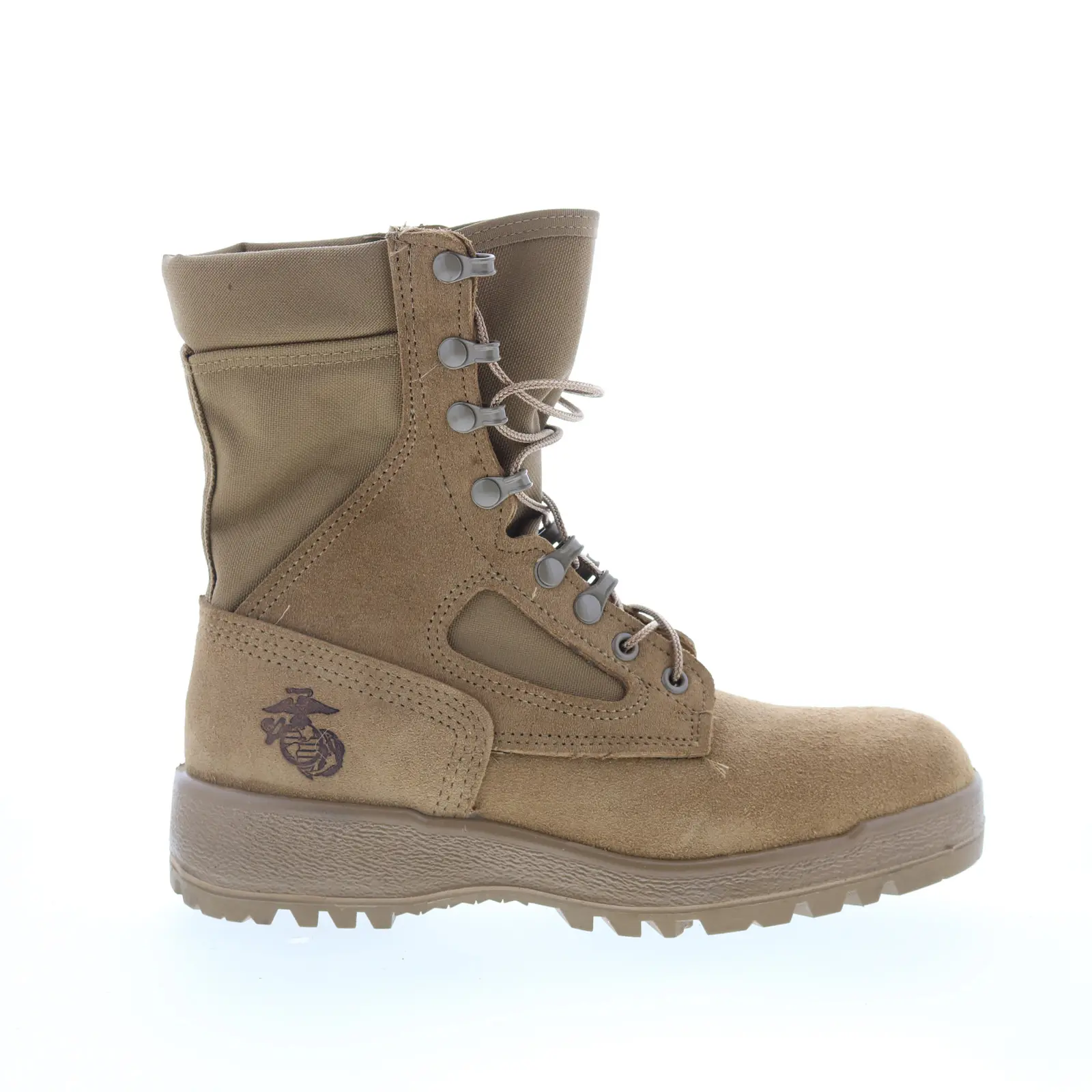 McRae Marine Hot Weather Made In USA Mens Brown Extra Wide Tactical Boots