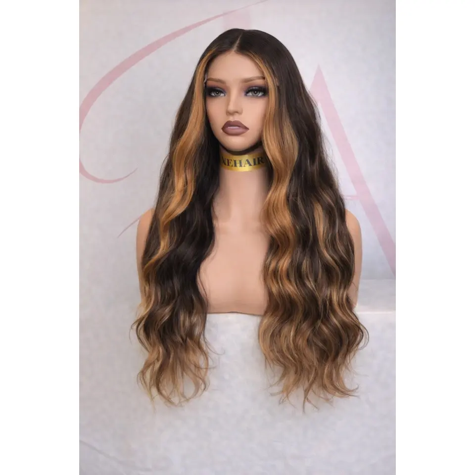 13x4 HD highlighted wig A-08 (Customized)