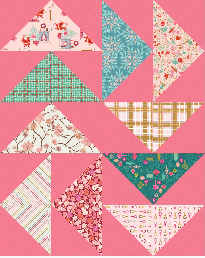 Lazy Christmas Goose No 2 Quilt Kit featuring Art Gallery Christmas