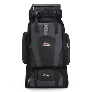 Tactical 80L Hiking Backpack Military Grade Waterproof For Camping Mountaineering Long Distance Trekking Outdoor Sports